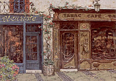 Cafe Tabac by Viktor Shvaiko