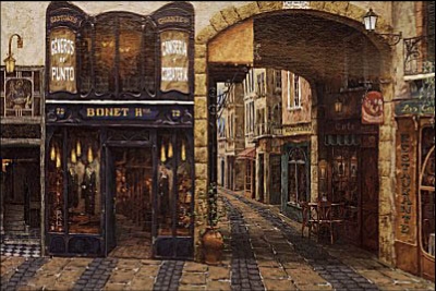 Carrer De Catalonia (Deluxe Canvas) by Viktor Shvaiko