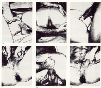 Sex Parts (FS 172-177) by Andy Warhol