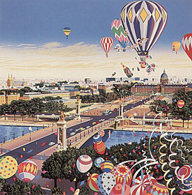 Balloon Race by Hiro Yamagata
