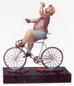 Bicycle Rider (Tour De France) by Hiro Yamagata