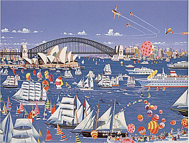 Boat Parade by Hiro Yamagata