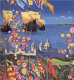 Christopher Colombus 500 Years Anniversary by Hiro Yamagata