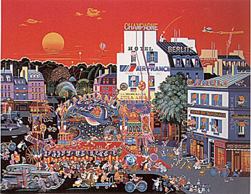 Circus in the Square by Hiro Yamagata