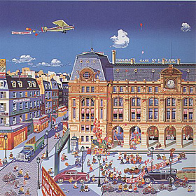 Gare St. Lazare by Hiro Yamagata